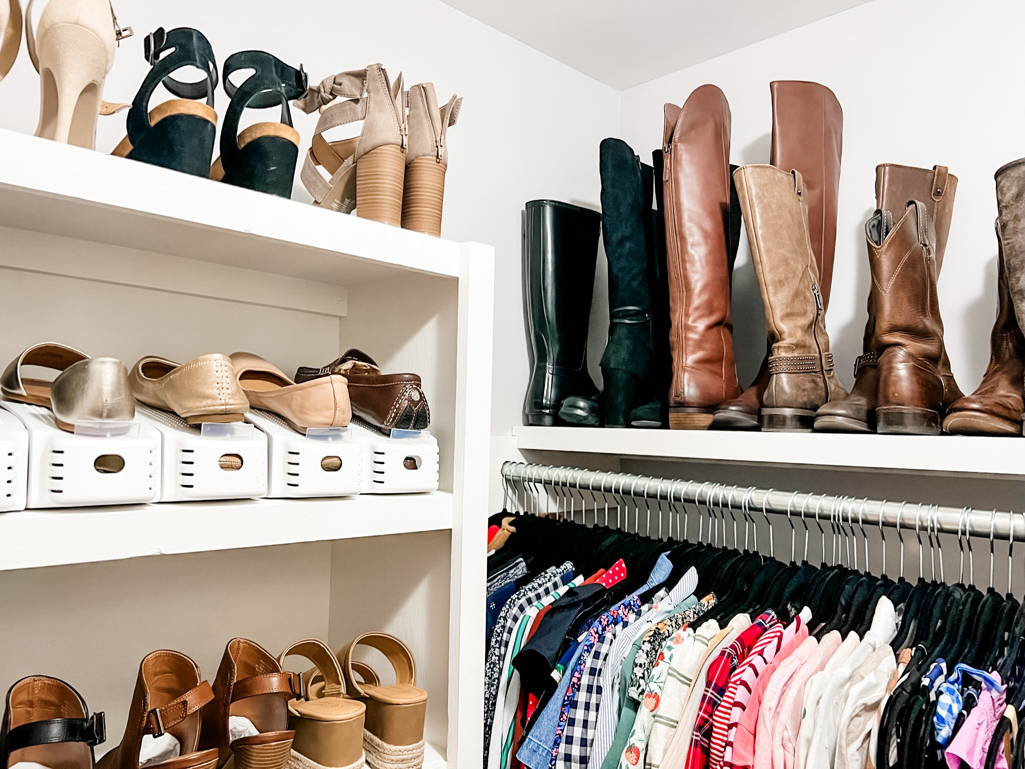 👢👢Boot season is here! Boots can be challenging to store depending on your space. If you’ve got an upper shelf like in this closet, some simple boot shapers will work to help keep their shape and stay upright!

#LTKhome #LTKshoecrush #LTKSeasonal