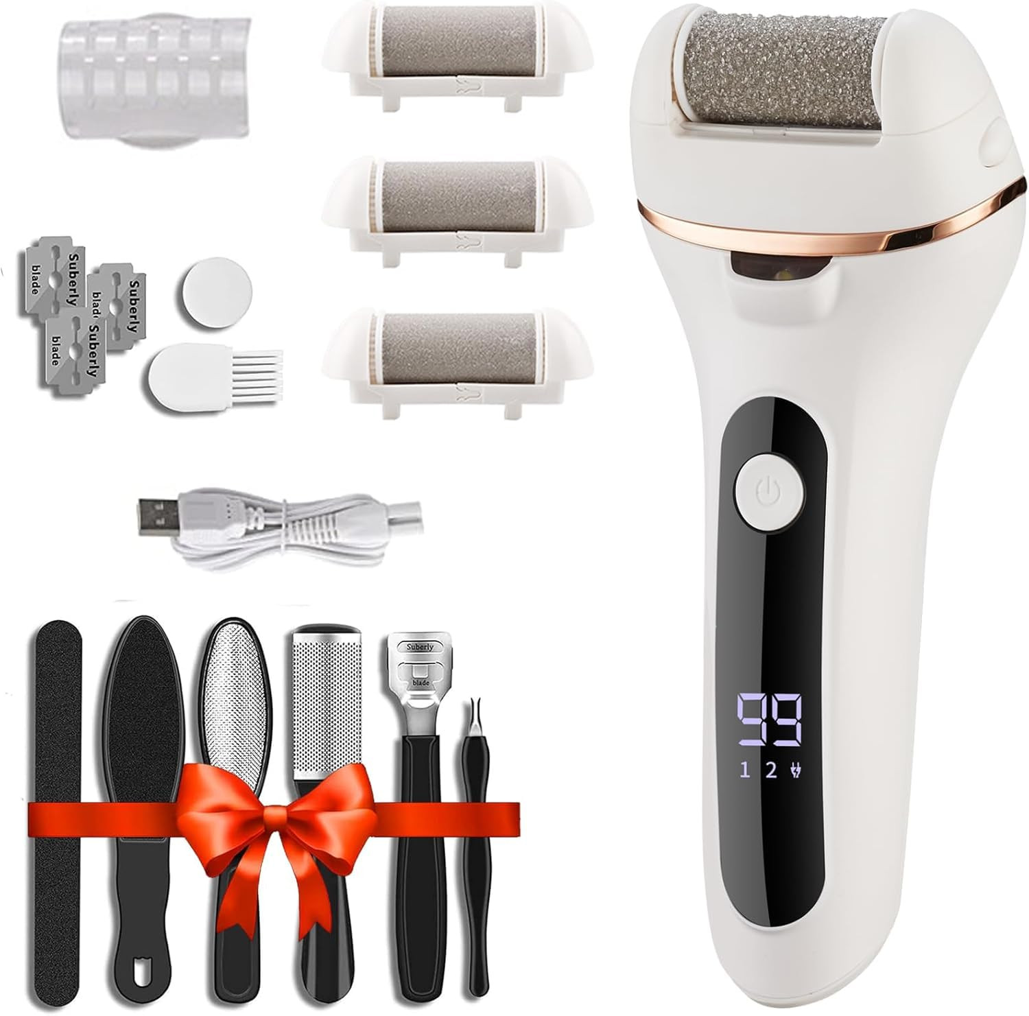 Electric Foot Callus Remover, Professional Electric Feet File Rechargeable Foot Scrubber Pedicure... | Amazon (CA)