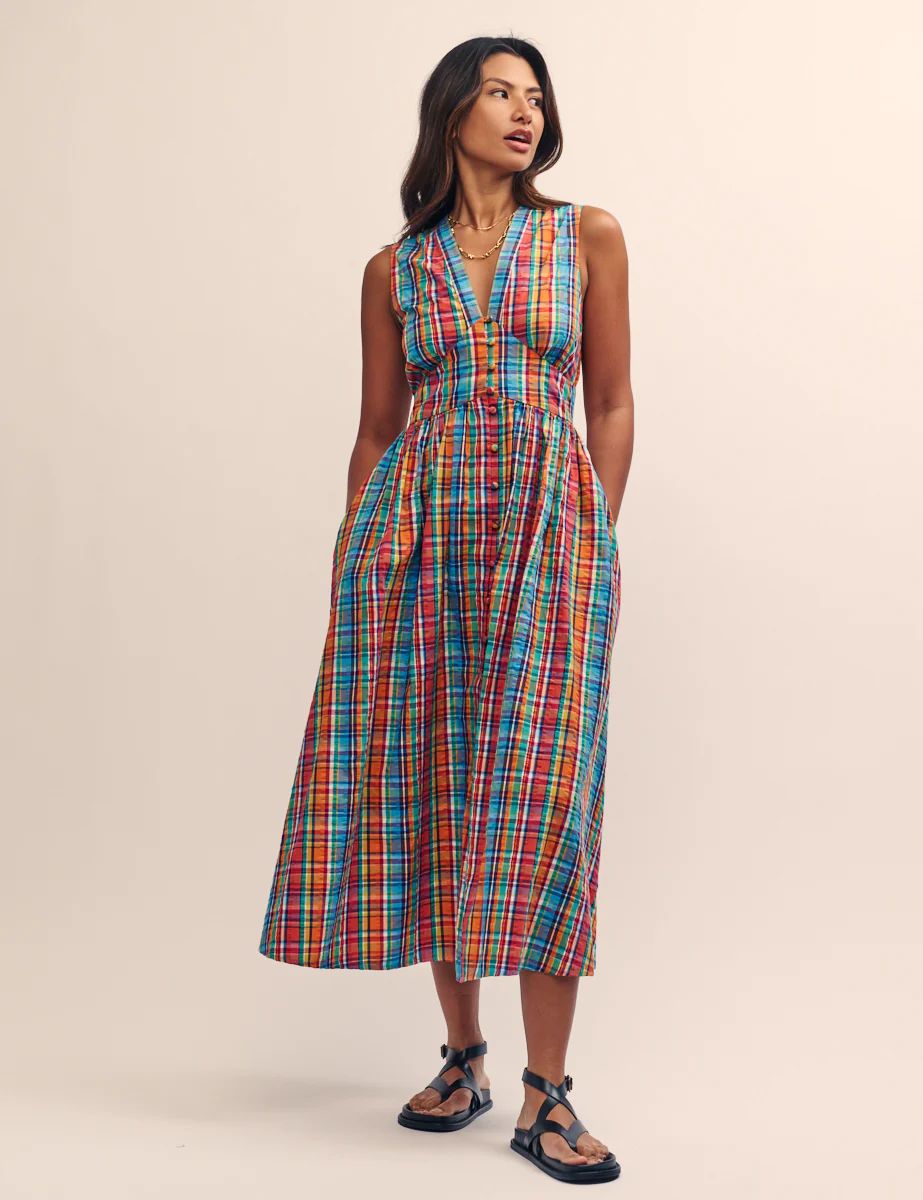 Rainbow Check Sleeveless Starlight Midi Dress
  

  
    
      £55.30
      £79.00 | Nobody's Child