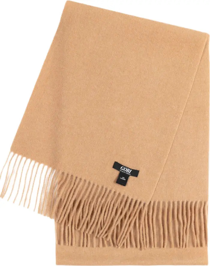 Cashmere Fringed Scarf | Nordstrom
