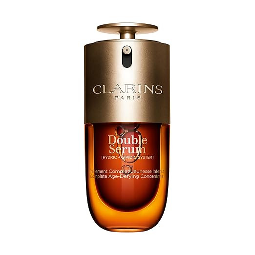 Clarins DOUBLE SERUM | Anti Aging Face Serum | Visibly Firms, Smoothes, Boosts Radiance, and Refi... | Amazon (US)