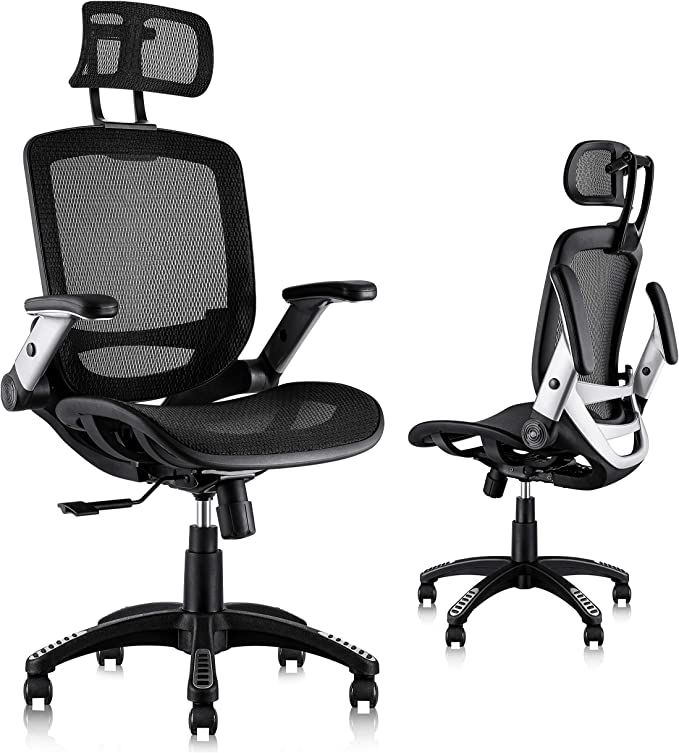 Amazon.com: GABRYLLY Ergonomic Mesh Office Chair, High Back Desk Chair - Adjustable Headrest with... | Amazon (US)