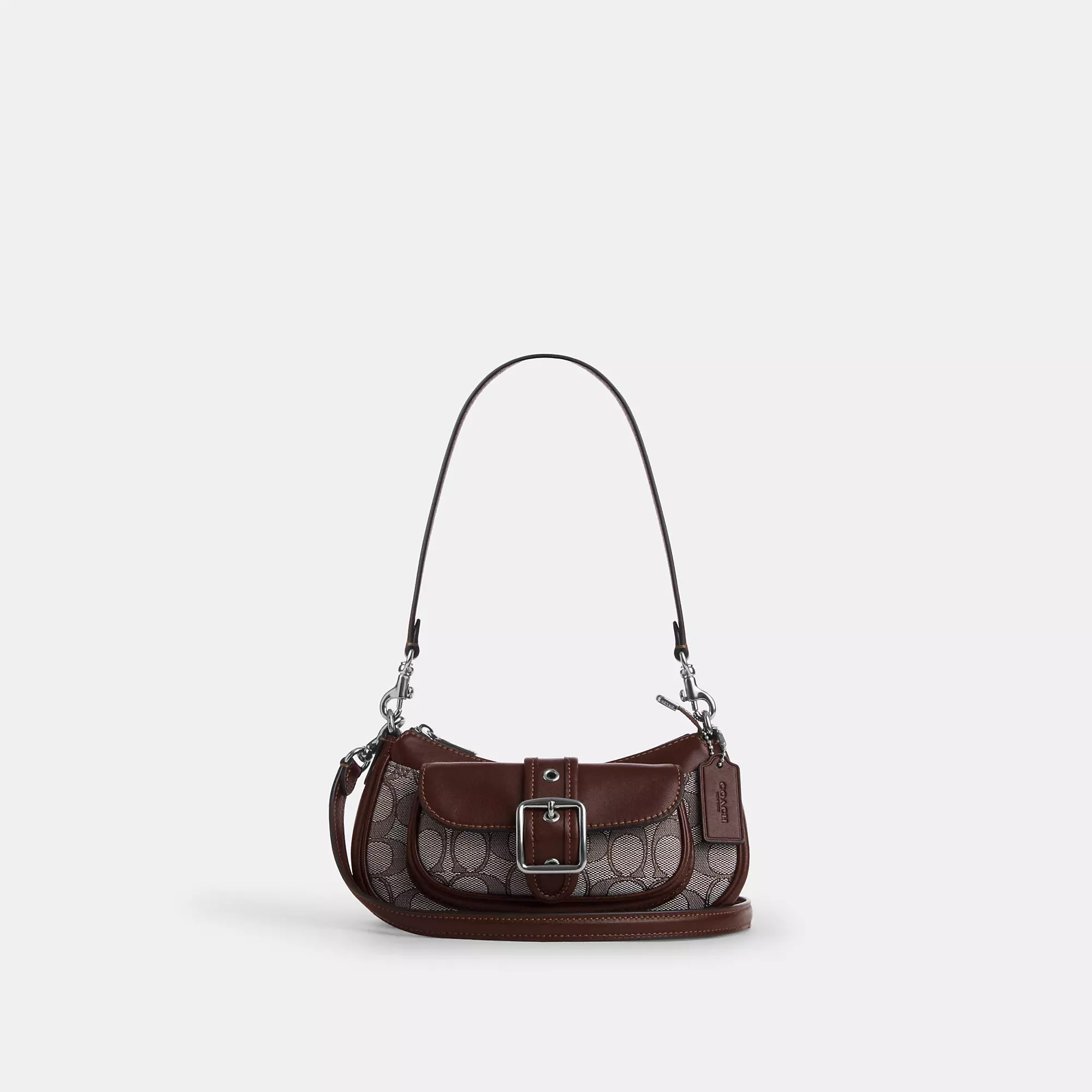 Coach Outlet Ashton Mini Shoulder Bag In Signature Jacquard | Shop Simon