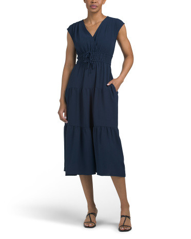 Three Bow Midi Dress | TJ Maxx
