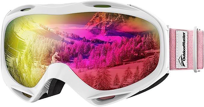 OutdoorMaster Ski Goggles OTG - Over Glasses Ski/Snowboard Goggles for Men, Women & Youth - 100% ... | Amazon (US)