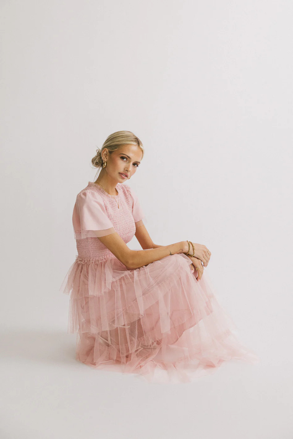 Marcella Ruffle Midi Dress | Böhme US