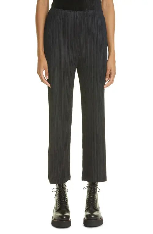 Pleats Please Issey Miyake Thicker 1 Wide Leg Pants in Black at Nordstrom, Size 5 | Nordstrom