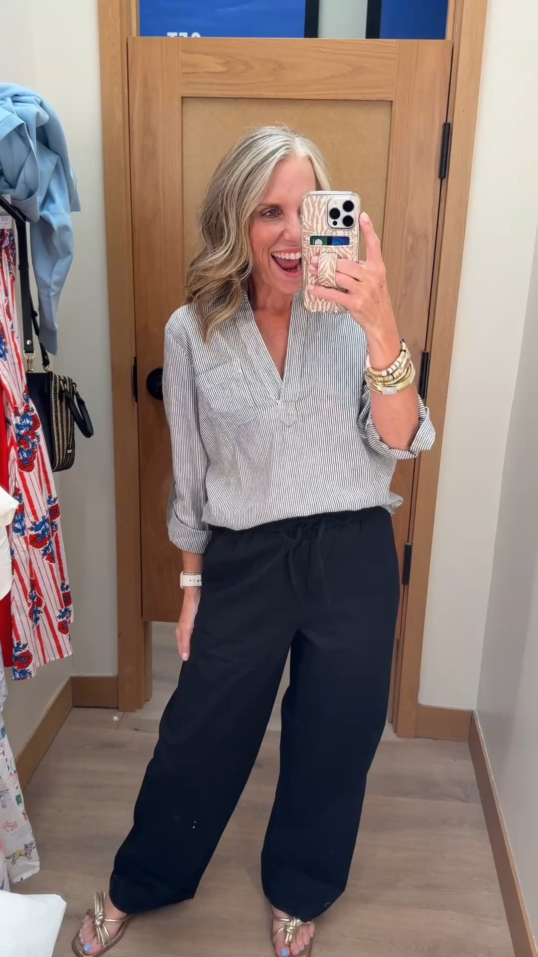 These linen pieces are like Garanimals for adults. Remember those? Wearing XS in tops and small shorts/pants

#LTKootd #LTKOver40 #LTKSaleAlert