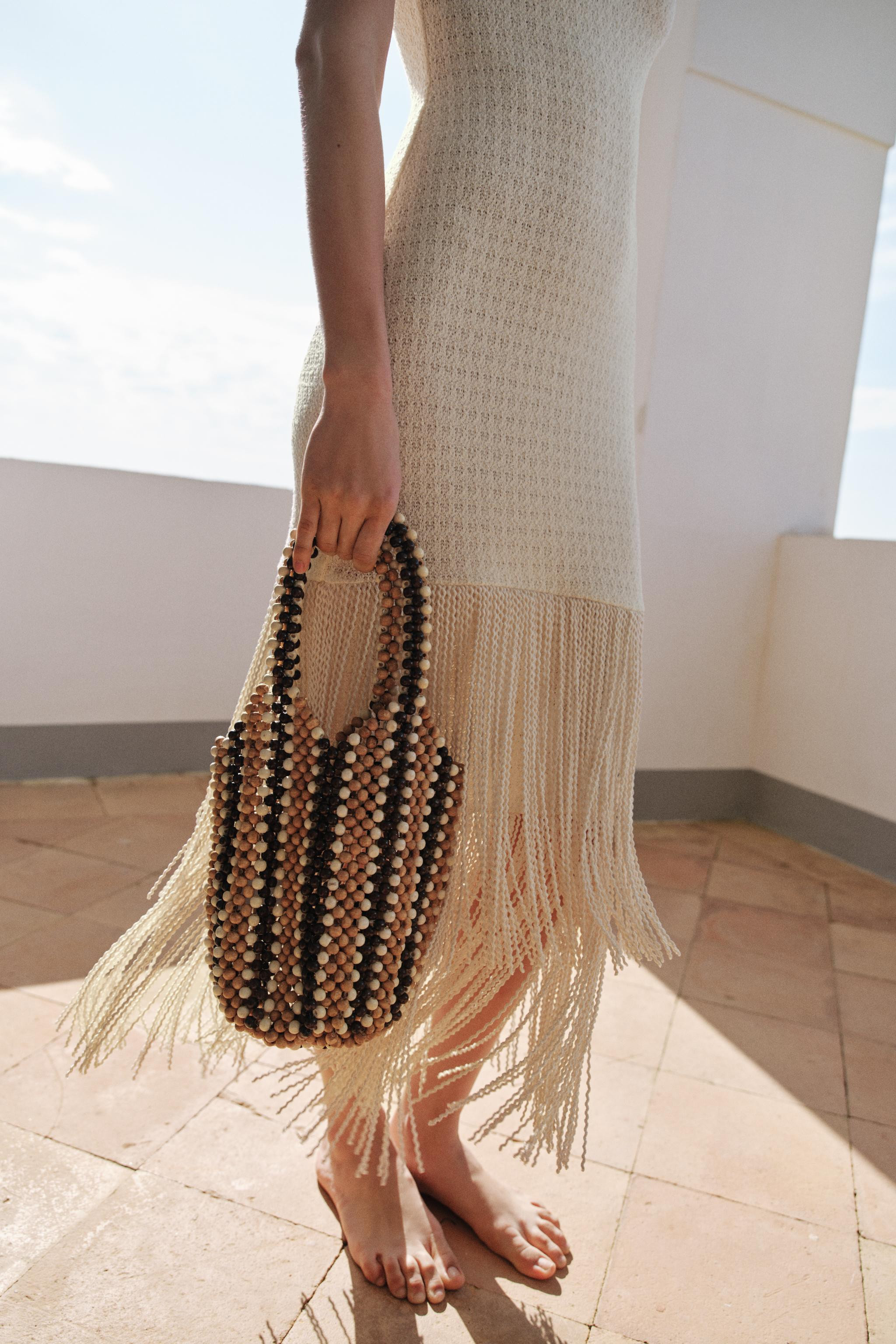 BEADED SHOULDER BAG | Zara UK