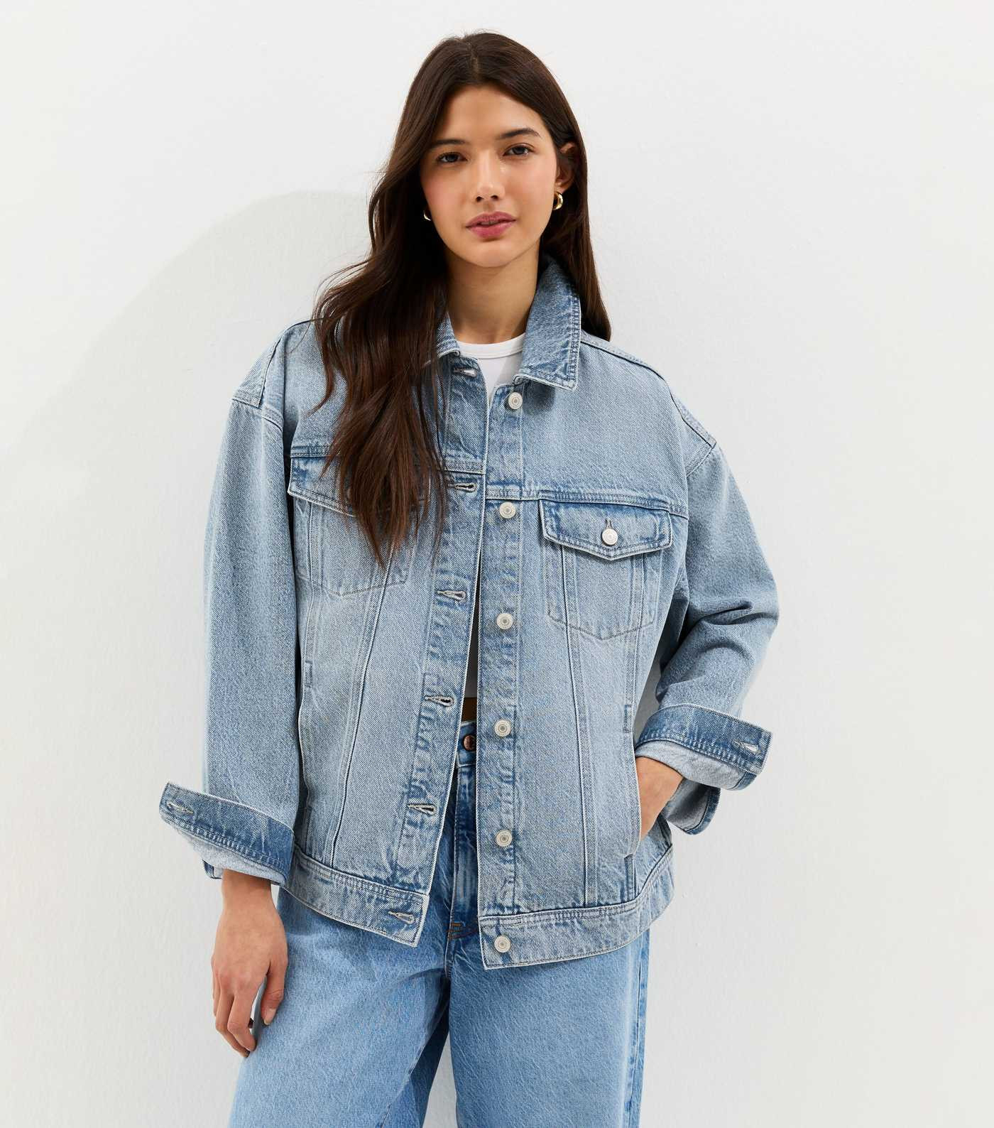 Blue Oversized Denim Jacket | New Look | New Look (UK)