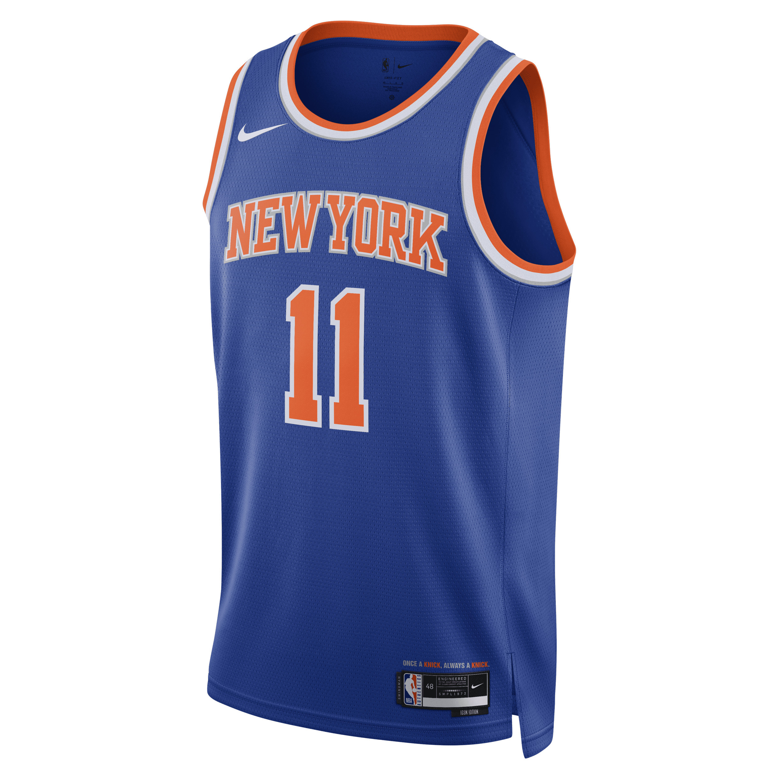 New York Knicks Icon Edition Nike Men's Dri-FIT NBA Swingman Jersey in Blue | DN2015-498 | Nike (US)