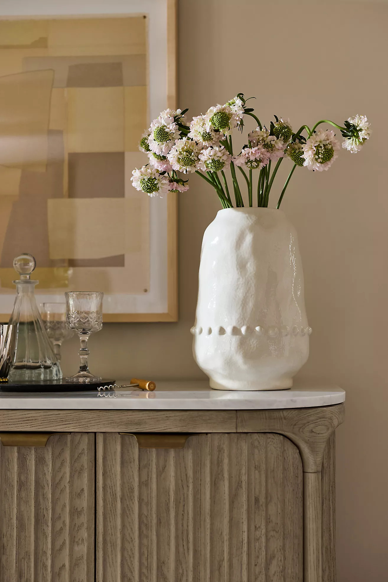 Ceramic Hobnail Vase | Anthropologie (US)