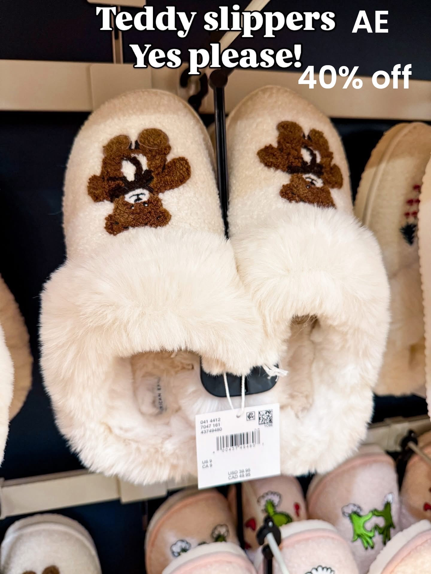 Slippers from American Eagle So cute 

#LTKFindsUnder50 #LTKFindsUnder100 #LTKSaleAlert
