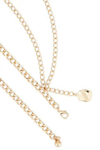 Modern Edge Layered Waist Chain in Gold | Revolve Clothing (Global)