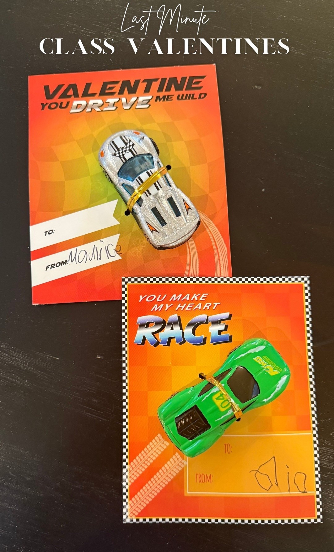 Looking for last minute class valentines? These car valentines were a hit with my boys 🏎️ They ship super fast if you’re still in need of a valentine for your kids class party! 

Amazon, class valentines, valentines day party, school valentines, car valentines, kids class valentines 

#LTKValentine #LTKKids #LTKmomlife