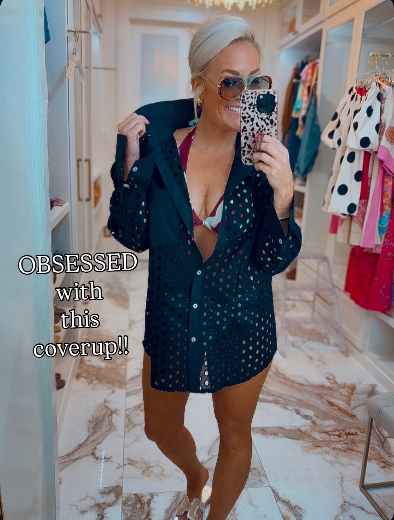 Love this crochet coverup - size small