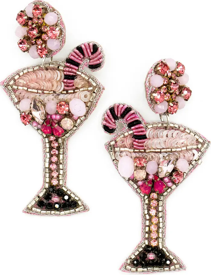 Candy Cane Martini Earrings | Nordstrom