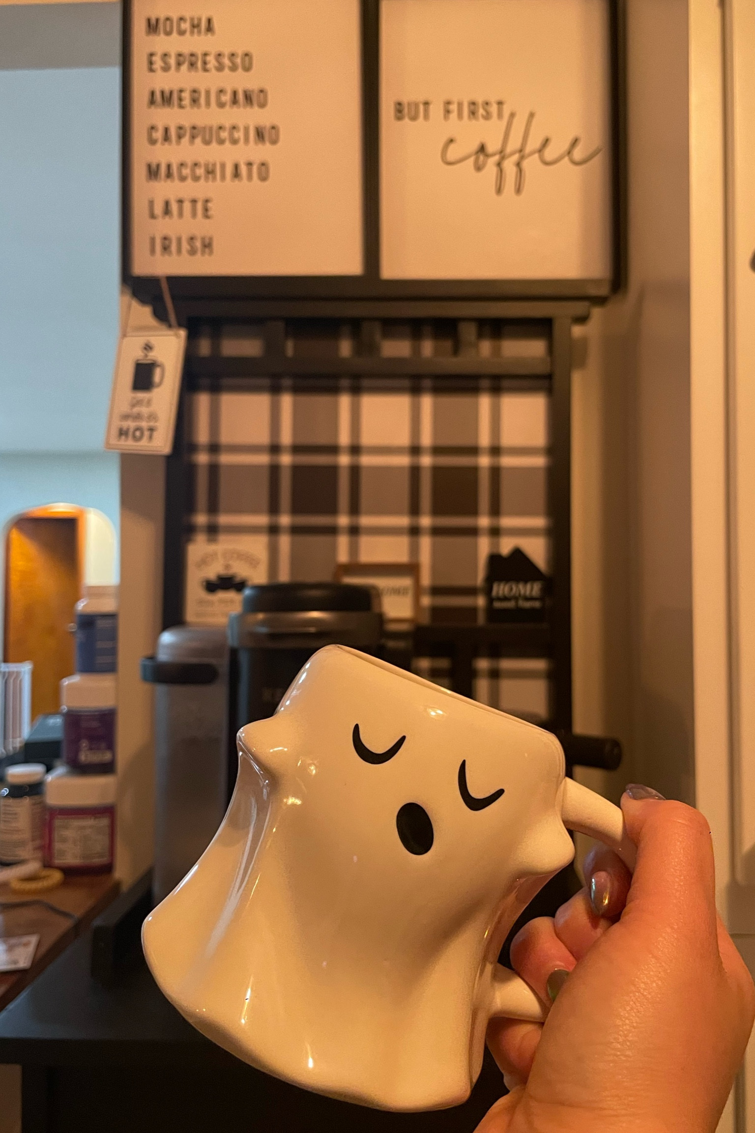 Halloween is right around the corner🤍🖤 it’s my favorites time of year. These cute little mugs are perfect to get you in the spooky mood 👻 (last years mug from target)

#LTKSeasonal #LTKhome