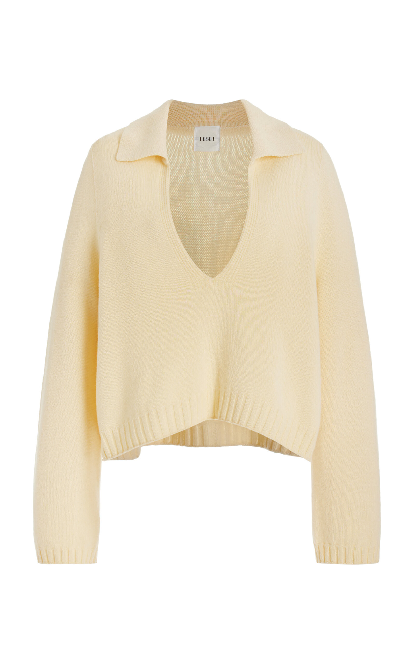 Zoe Crop V-Neck Polo | Moda Operandi (Global)