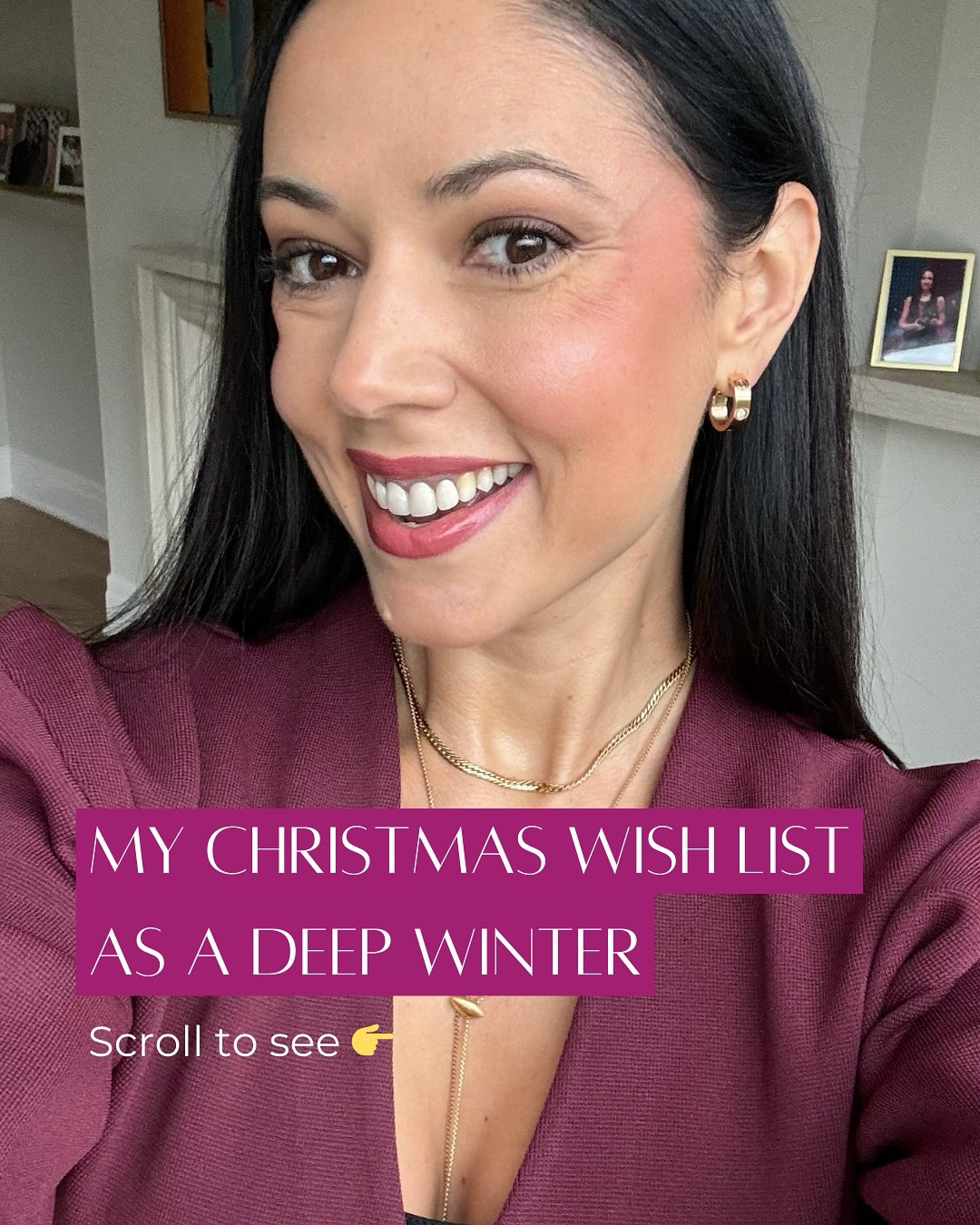 🎄 My DEEP WINTER Christmas WISH LIST

As a Deep Winter, I always focus on rich, bold tones that enhance my natural beauty. This holiday season, I’ve curated my list with colors and pieces that perfectly align with my palette and style.

✨ Choosing items that truly complement your season can make all the difference—bringing confidence and harmony to your look.

What’s on your wishlist this Christmas? Let me know below! 🎁

❤️ Shop my wish list on my LTK store with the link in bio

#DeepWinter #HolidayStyle #ColorAnalysis #FestiveLooks #SeasonalStyle