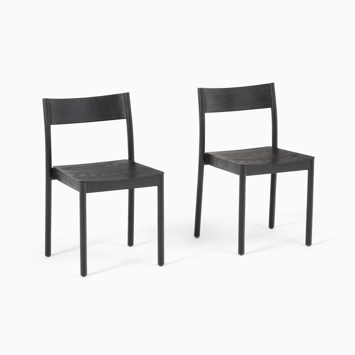Berkshire Stacking Dining Chair (Set of 2) | West Elm (US)
