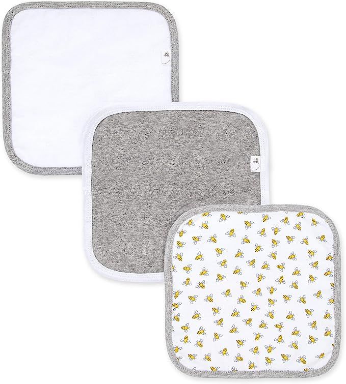 Washcloths, Absorbent Knit Terry, Super Soft 100% Organic Cotton | Amazon (US)