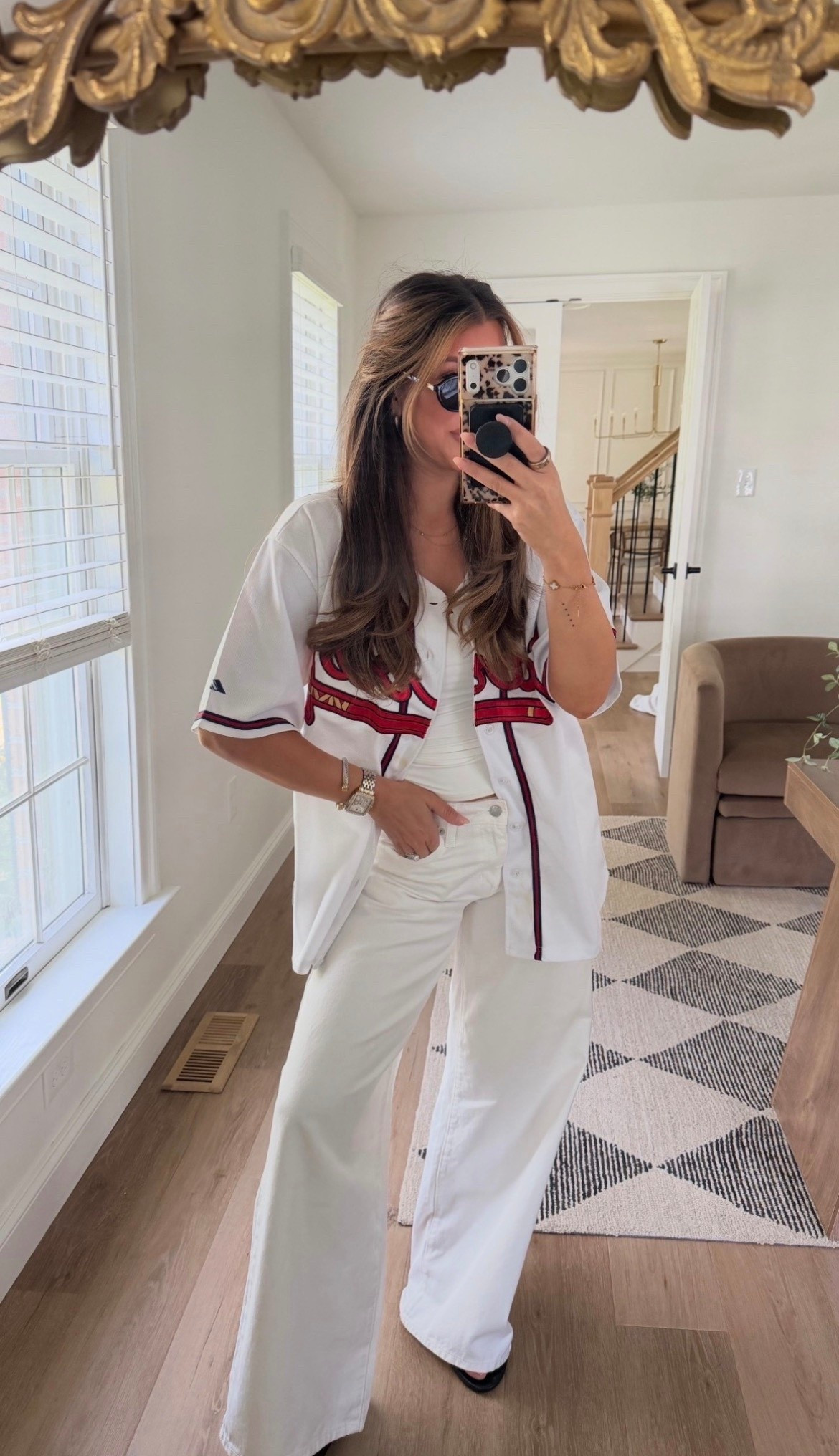 Easy mlb game outfit. Back in low rise jeans! Best tanks! Med 

Sports game outfit

#LTKmomlife #LTKActive #LTKootd