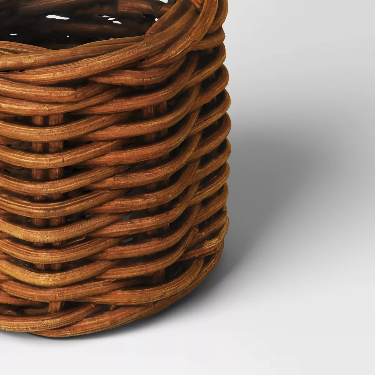 2pc Woven Napkin Rings Dark Brown - Threshold™ | Target