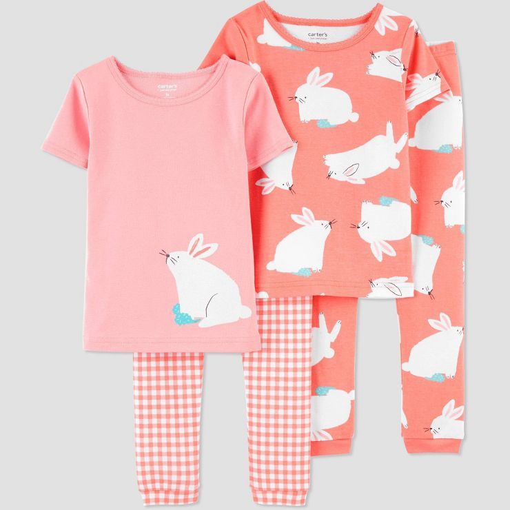 Carter's Just One You® Toddler Girls' 4pc Short Sleeve Pajama Set | Target
