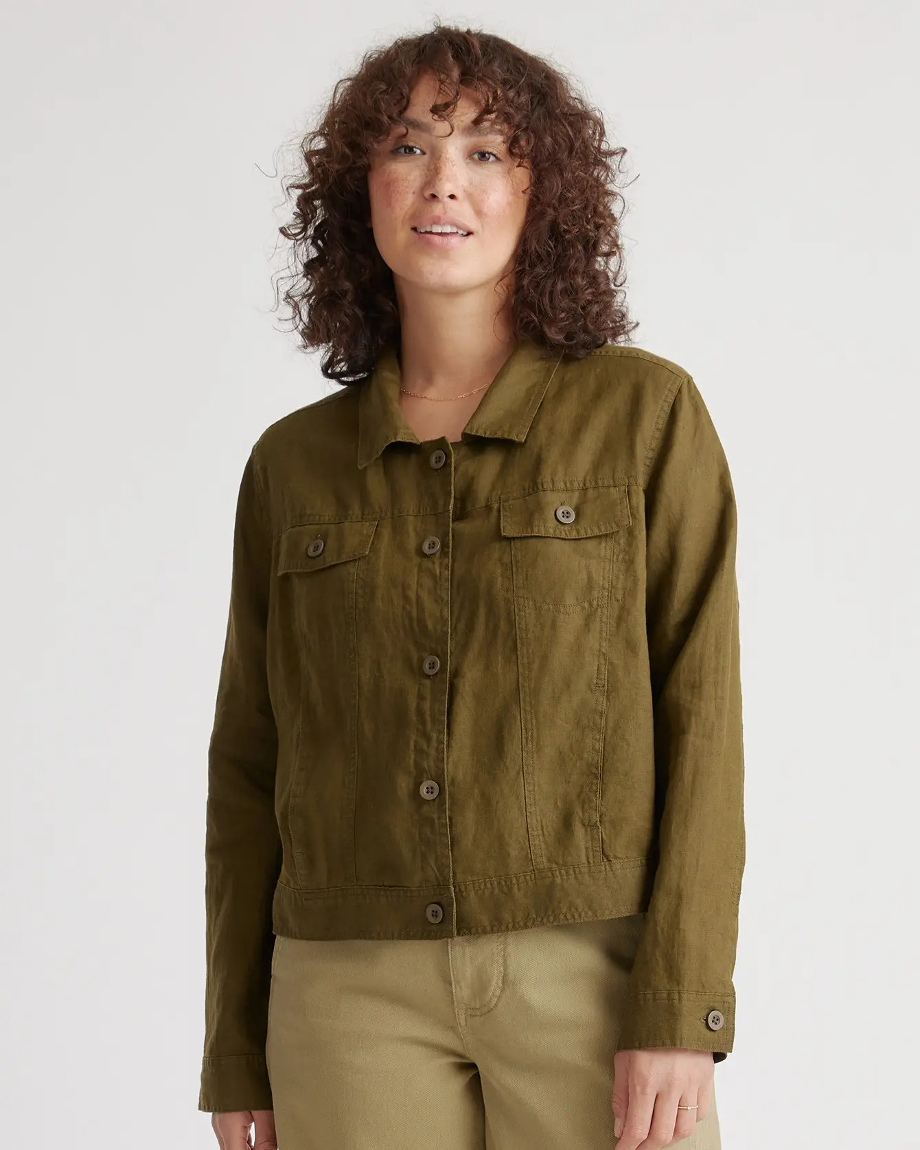 100% European Linen Jacket | Quince