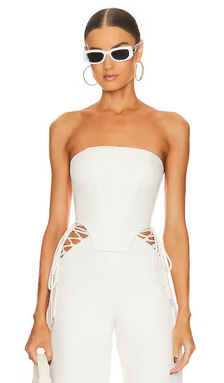 Karina Top in Ivory | Revolve Clothing (Global)