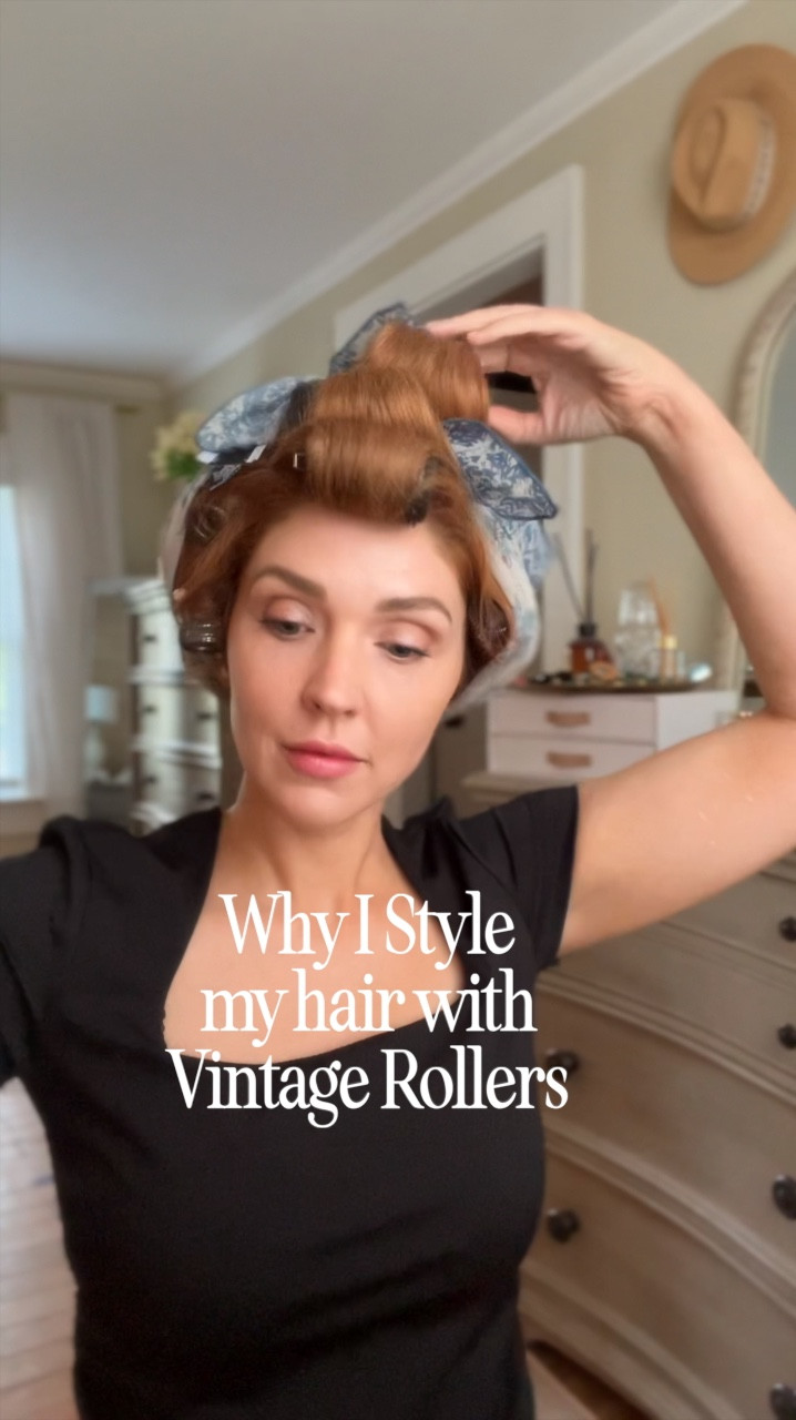 Vintage style rollers are the absolute best! 

#LTKBeauty #LTKOver40 #LTKStyleTip
