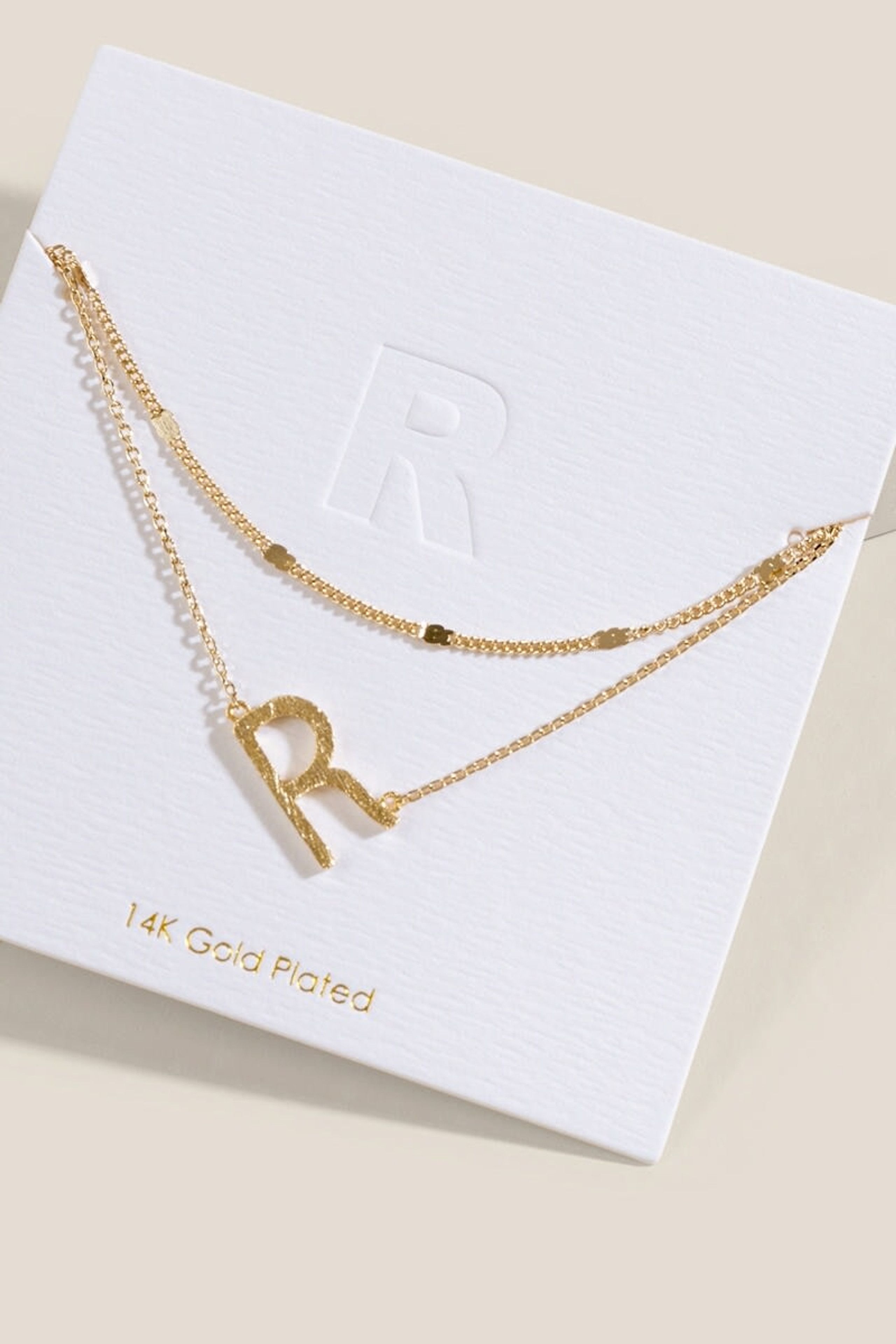 Layered Initial Necklace | Francesca's