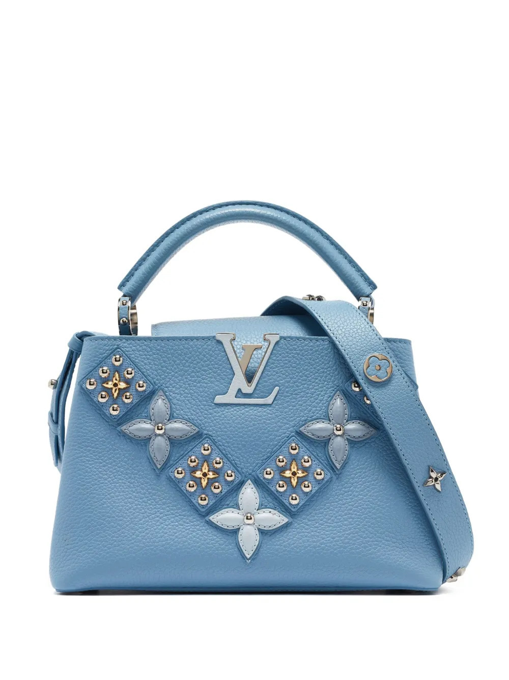 Louis Vuitton Pre-Owned Capucines BB two-way handbag - Blue | Farfetch Global