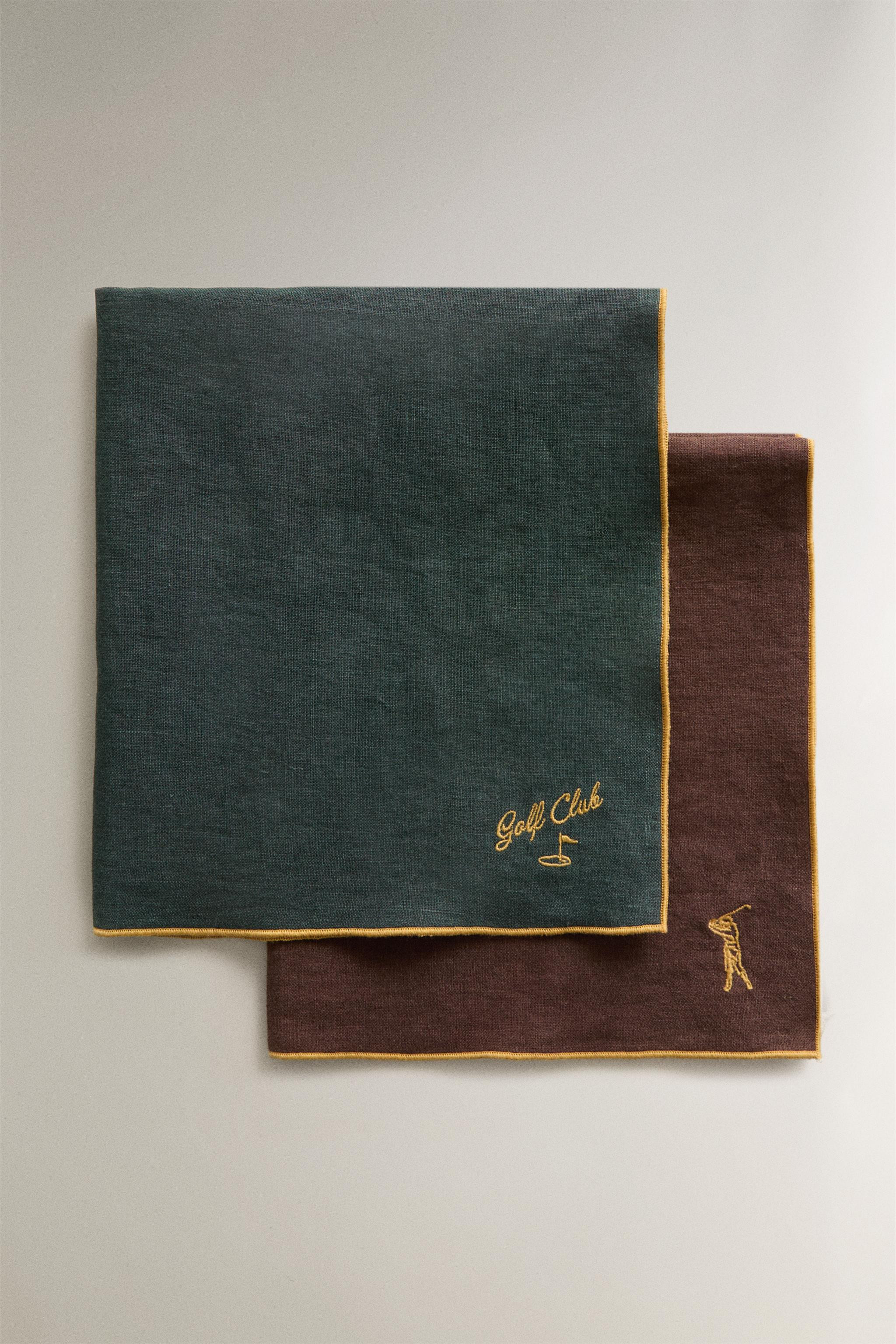 LOT SERVIETTES DE TABLE GOLF (LOT DE 2) | Zara FR