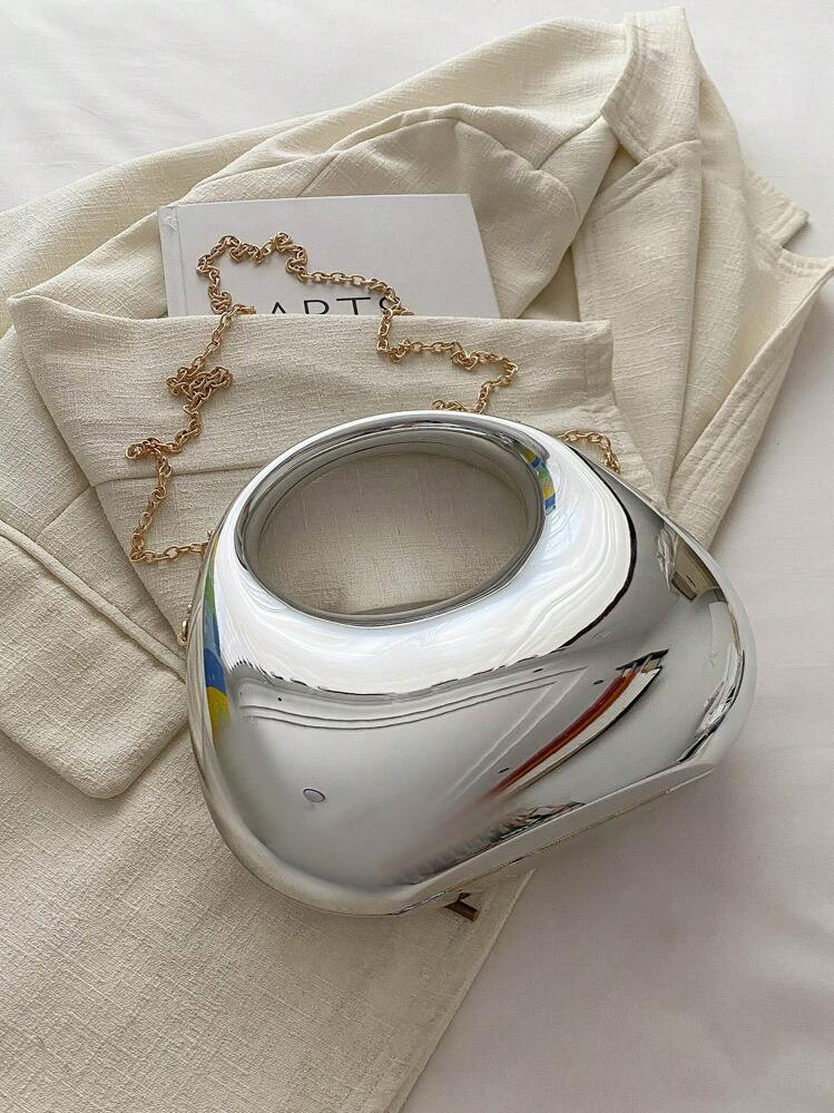 New Fashion Chain Crossbody Women's Bag Candy Colored Acrylic Dinner Bag | SHEIN