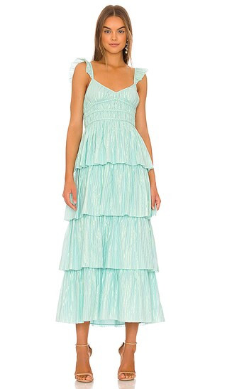 Myrtle Dress in Aqua | Revolve Clothing (Global)