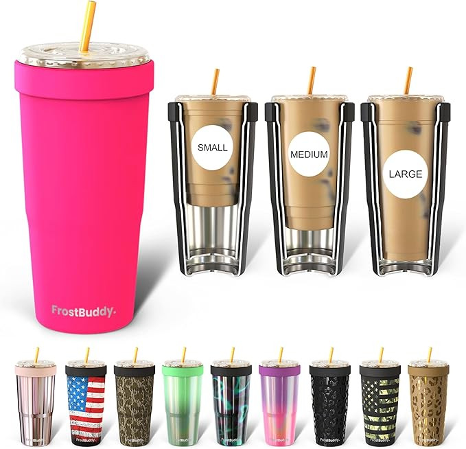 Frostbuddy | To Go Buddy - 30 oz Stainless Steel Vacuum Insulated Tumbler Cup - thermal cups for ... | Amazon (US)