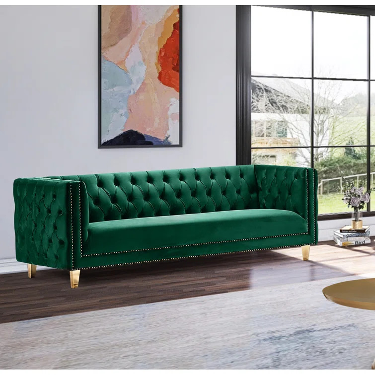 Sickels 90'' Velvet Sofa | Wayfair North America