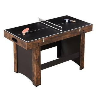 3-in-1 Combo Game Table Set, 54 in. Air Hockey Table, Multi Combination Table with Air Hockey, Ping Pong, Foosball | The Home Depot