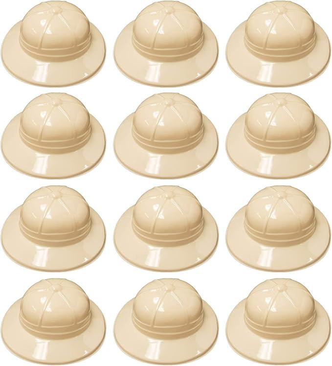 Super Z Outlet Safari Party Hats Plastic Jungle Theme Animals Explorer Pith Halloween Costume Toy... | Amazon (US)