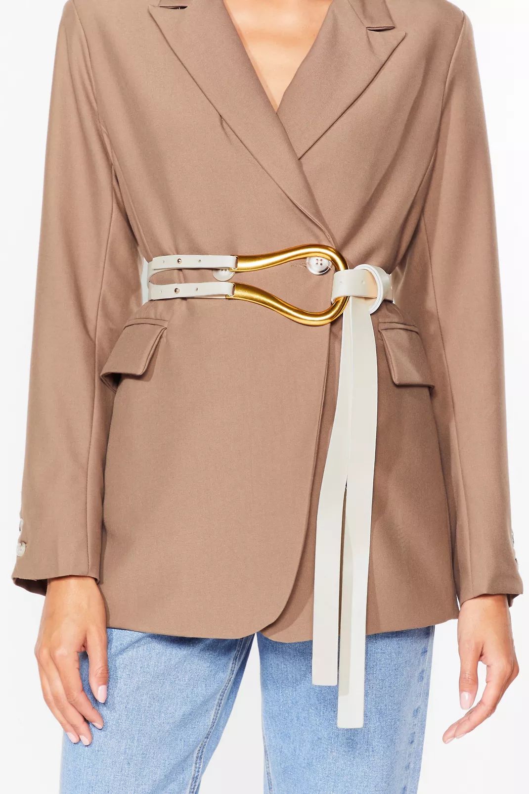 Keep Us in the Hoop Oversized Wrap Belt | Nasty Gal (US)