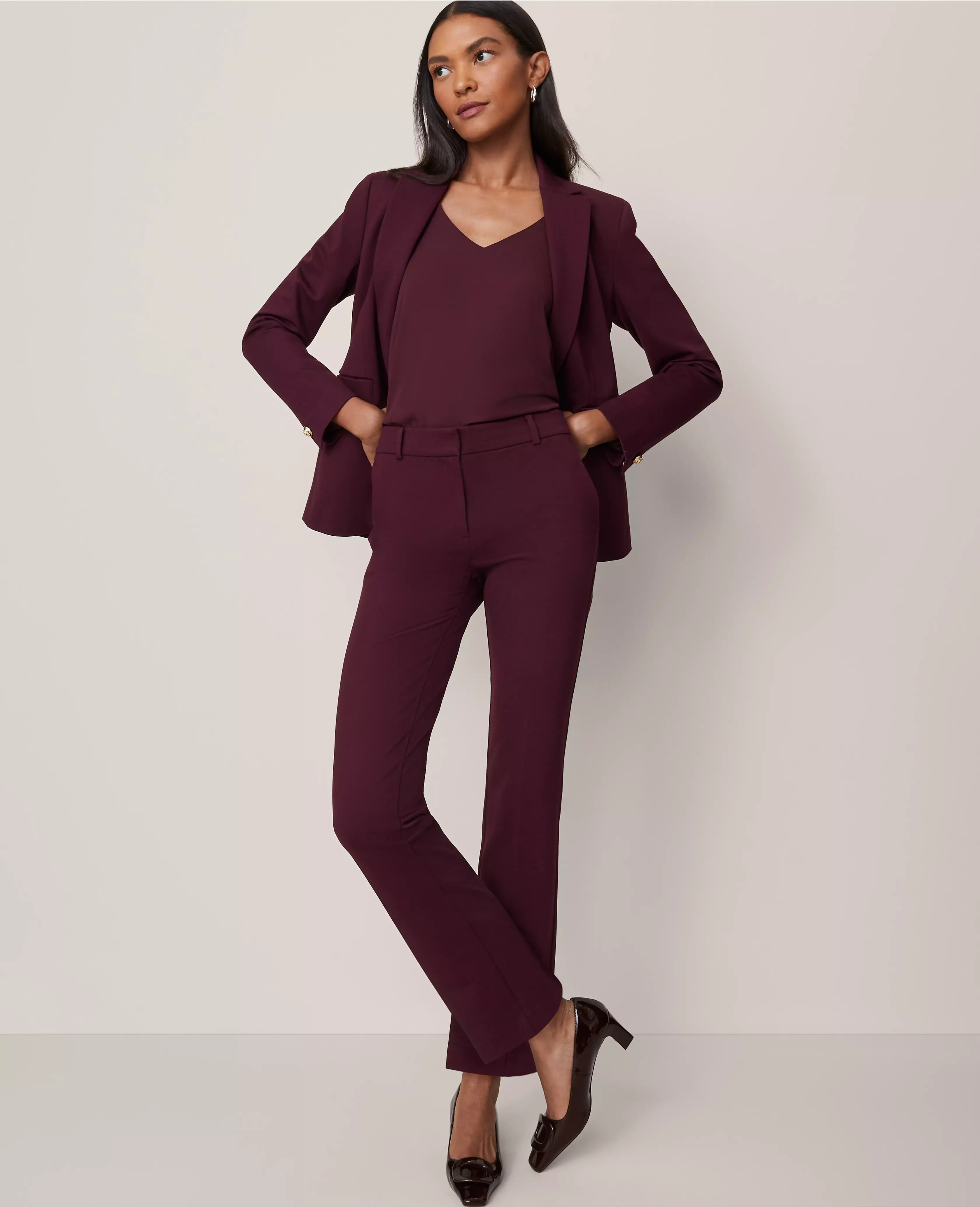 The Straight Pant in Ponte | Ann Taylor