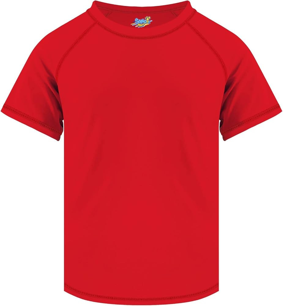 Boys Rash Guard Swim Shirt Short Sleeve for Toddler Kids Youth Rashguard Water Shirt UPF+ 50 Quic... | Amazon (US)