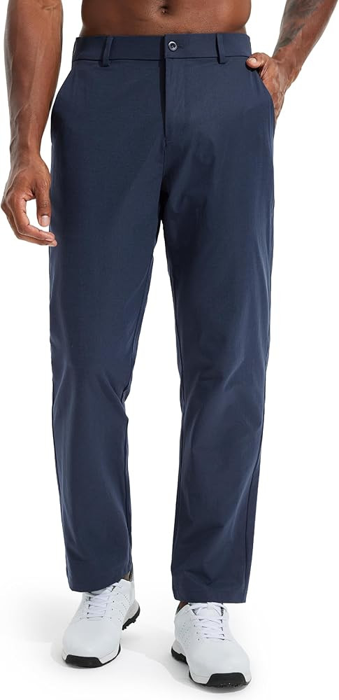 Libin Men's Golf Pants 30"/32"/34" Lightweight Stretch Work Dress Office Travel Slacks Business C... | Amazon (US)