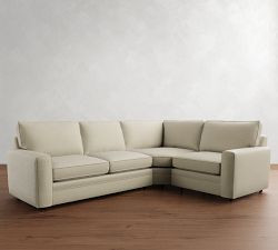Pearce Square Arm 3-Piece Wedge Sleeper Sectional (121") | Pottery Barn (US)