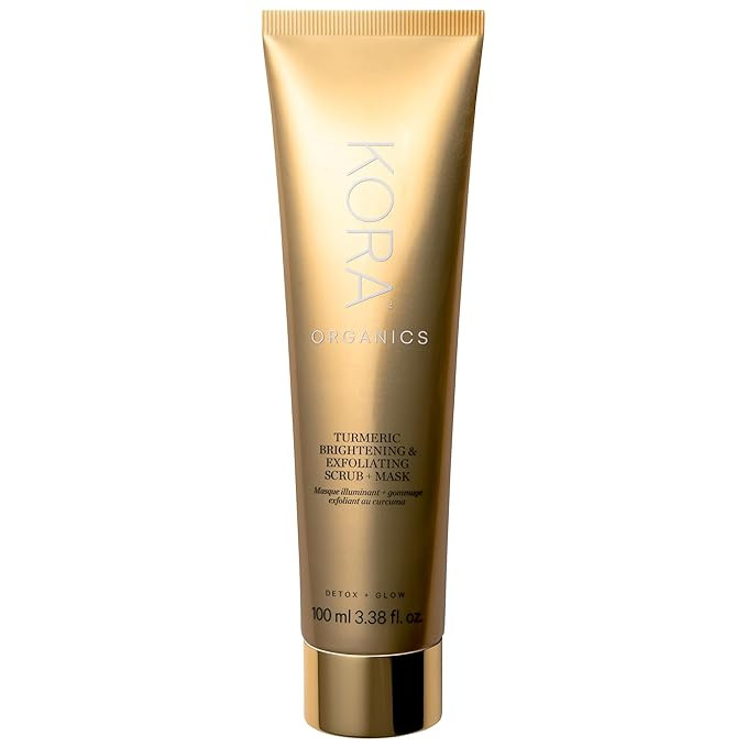 KORA Organics Turmeric Brightening & Exfoliating Mask, Multi-Use Facial Scrub, Polish & Illuminat... | Amazon (US)