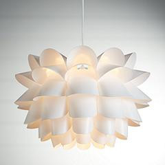 Possini Euro White Flower 19 1/2" Wide Pendant Chandelier | www.lampsplus.com | Lamps Plus