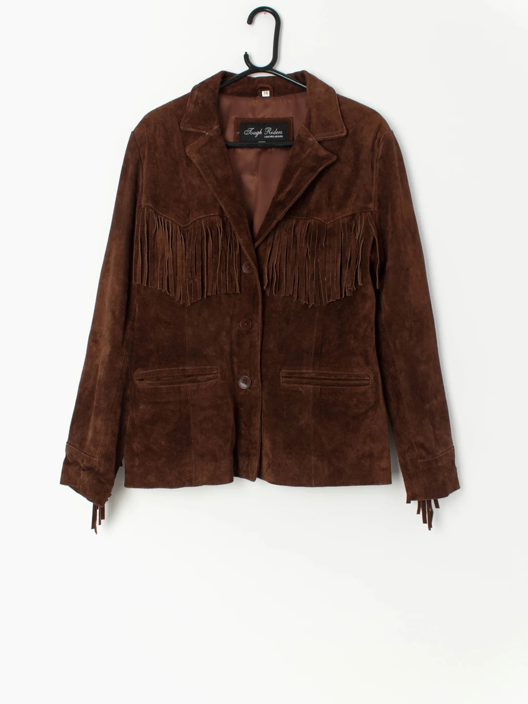 Vintage suede Jacket in brown with fringe details circa 1980 - Small / Medium | Etsy (CAD)