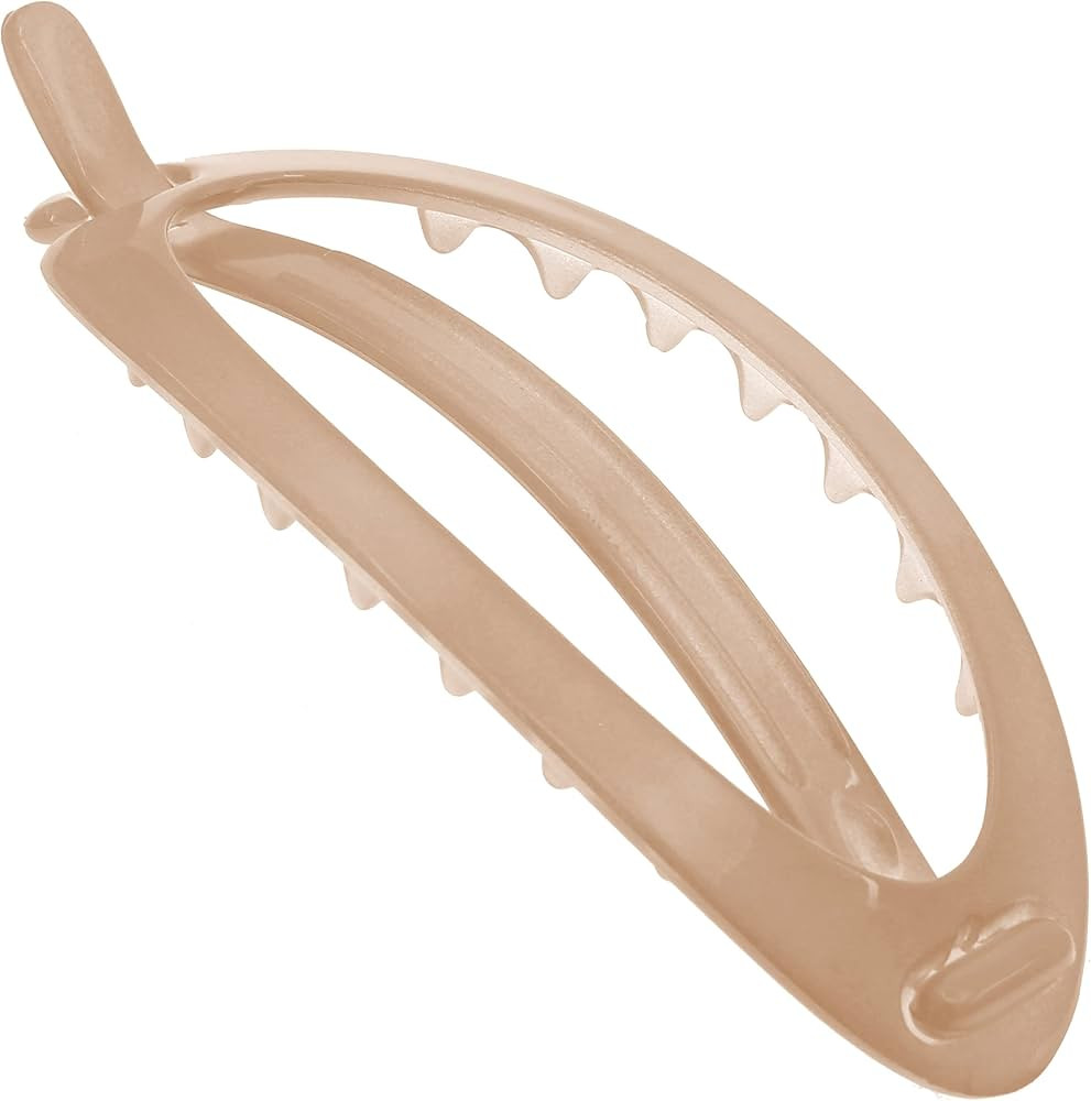 Camila Paris CP2320 French Hair Barrette Clip, Flexible Ponytail Holder No Metal Parts, Strong Ho... | Amazon (US)